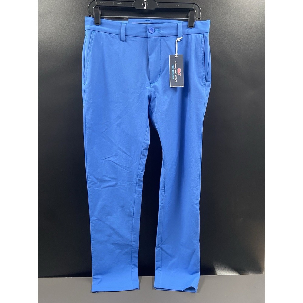 Vineyard Vines Golf‎ Pants Straight Fit Performance On The Go 30 x 32 Tide Blue